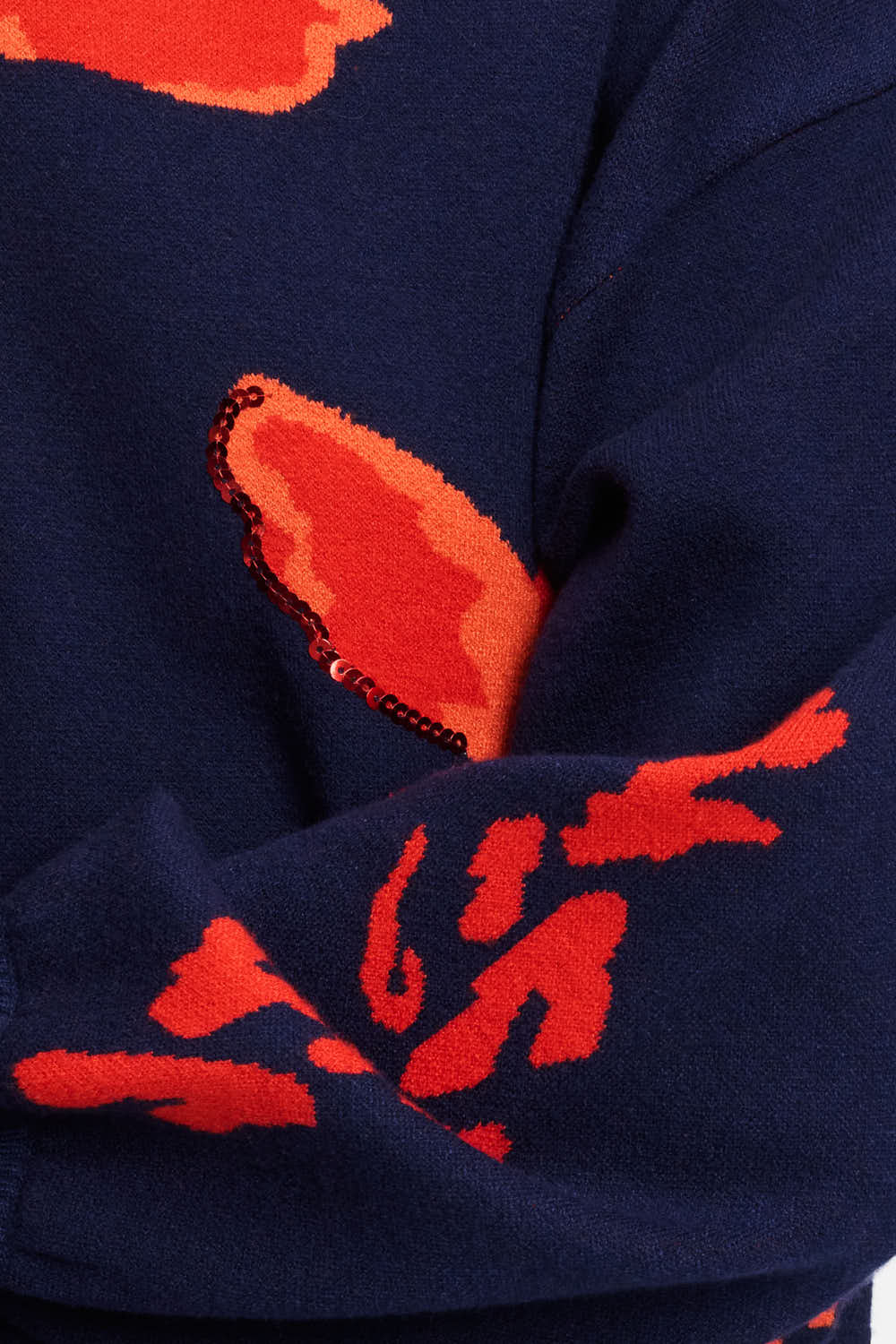 POM Amsterdam Pullovers PULLOVER - Alicia Bloom Rouge