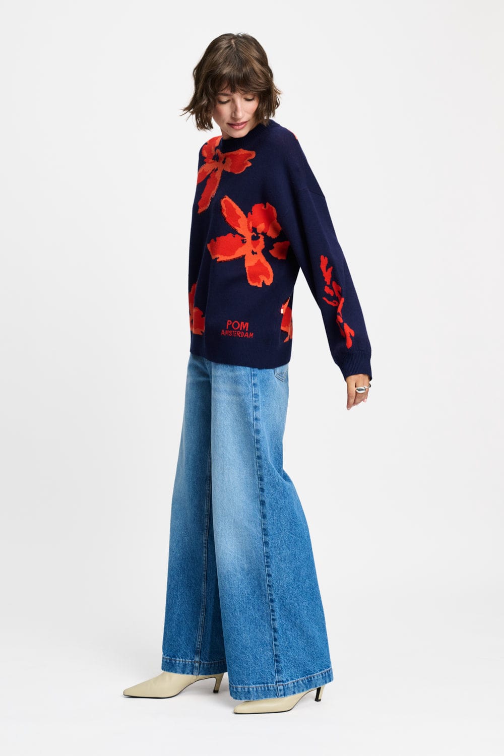POM Amsterdam Pullovers PULLOVER - Alicia Bloom Rouge