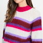 POM Amsterdam Pullovers PULLOVER - Faye Striped Red
