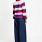 POM Amsterdam Pullovers PULLOVER - Faye Striped Red