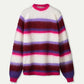 POM Amsterdam Pullovers PULLOVER - Faye Striped Red