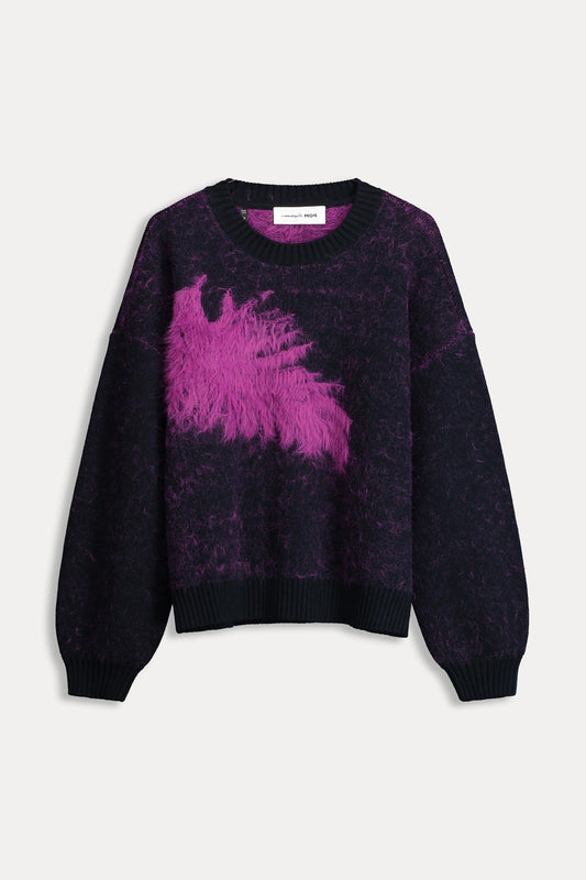POM Amsterdam Pullovers PULLOVER - Feather Midnight Blue
