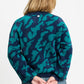 POM Amsterdam Pullovers PULLOVER - Frida Animal Teal Green