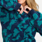 POM Amsterdam Pullovers PULLOVER - Frida Animal Teal Green