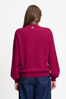 POM Amsterdam Pullovers PULLOVER - Hailey Burgundy Red