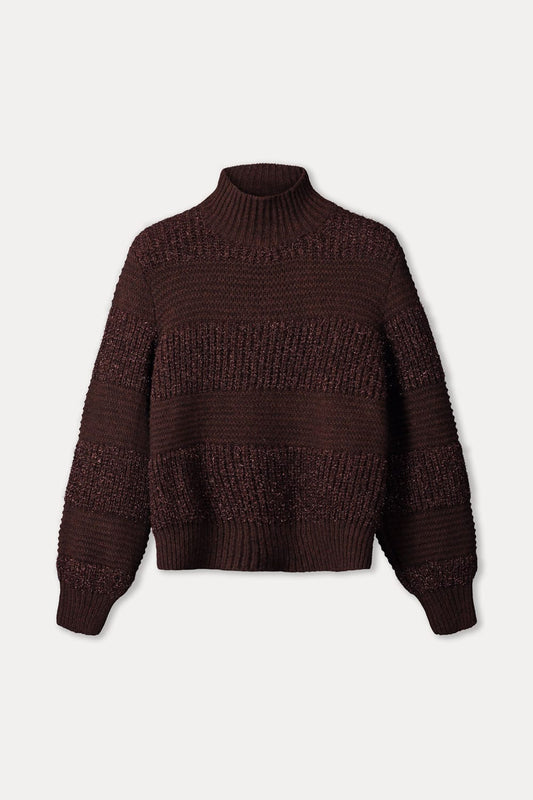 POM Amsterdam Pullovers PULLOVER - Kate Chocolate Brown