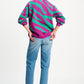 POM Amsterdam Pullovers PULLOVER - Polo Animal Purple