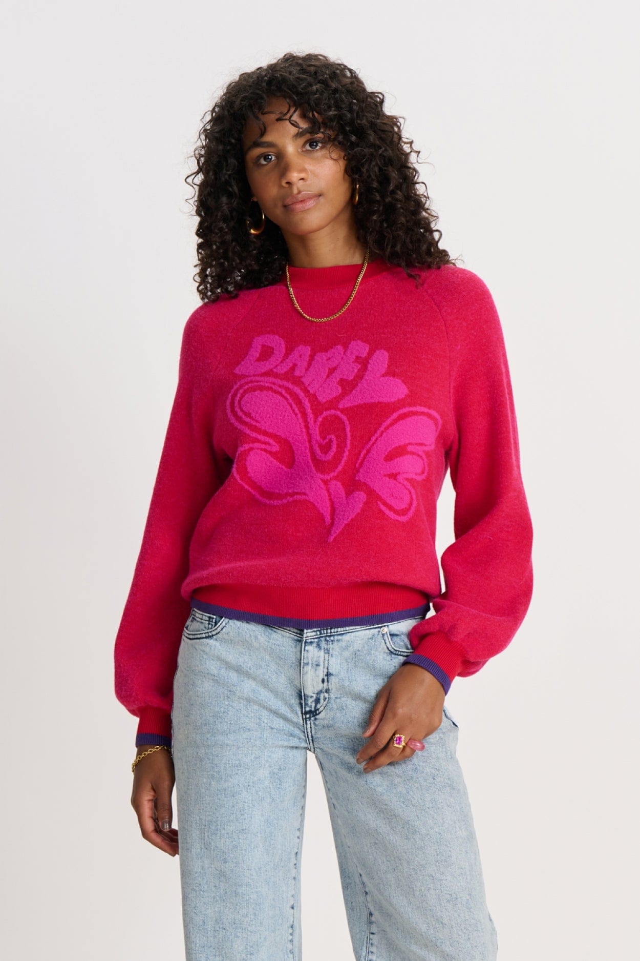 POM Amsterdam Pullovers Red / 34 JUMPER - DARE Scarlet Red
