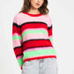 POM Amsterdam Pullovers SWEATER - Brushed Stripes Green