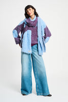 POM Amsterdam Pullovers SWEATER - Dots Plum