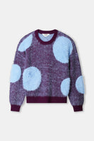 POM Amsterdam Pullovers SWEATER - Dots Plum