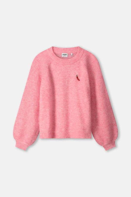 POM Amsterdam Pullovers SWEATER - Sweet Pink