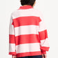 POM Amsterdam Pullovers TOP - Polo Stripes Coral