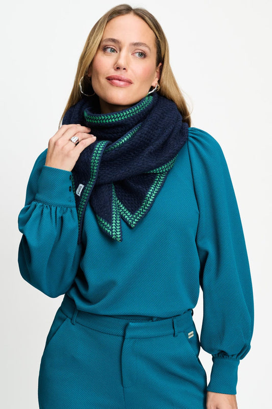 POM Amsterdam Scarves Blue / OS SHAWL - Hero Eternal Blue