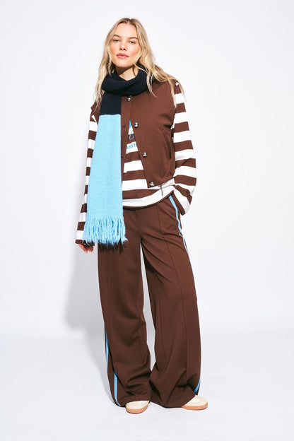 POM Amsterdam Scarves Blue / OS SHAWL - Vera Eternal Blue