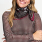POM Amsterdam Scarves Brown / OS SHAWL - Maya Check Brown