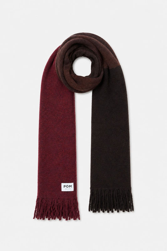 POM Amsterdam Scarves Brown / OS SHAWL - Vera Chocolate Brown