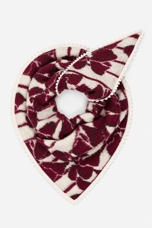 POM Amsterdam Scarves Multi colour / OS SHAWL - Hero Ribbon Red
