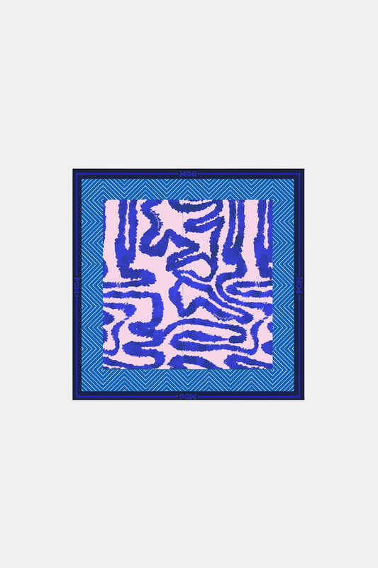 POM Amsterdam Scarves Multi colour / OS SHAWL - Waves Pink