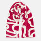 POM Amsterdam Scarves Red / OS SHAWL - Lou Bow Burgundy Red
