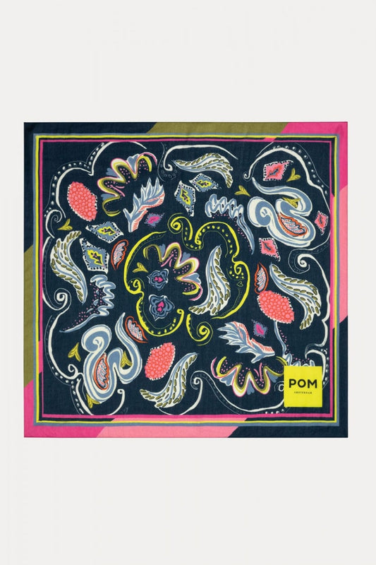 POM Amsterdam Shawls Blue / OS SHAWL - Full Glow Multi