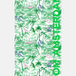 POM Amsterdam Shawls Green / OS SHAWL - Beach Vibes Linen