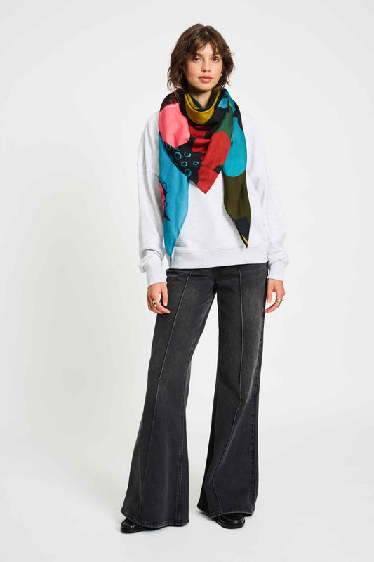 POM Amsterdam Shawls Multi colour / OS SHAWL - Autumn Garden