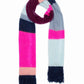 POM Amsterdam Shawls Multi colour / OS SHAWL - Brushed Stripes Blue