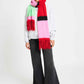 POM Amsterdam Shawls Multi colour / OS SHAWL - Brushed Stripes Green