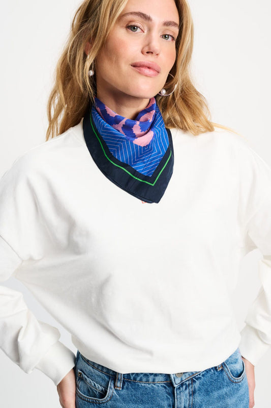 POM Amsterdam Shawls Multi colour / OS SHAWL - Waves Pink Petite