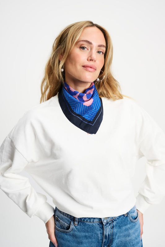 POM Amsterdam Shawls Multi colour / OS SHAWL - Waves Pink Petite