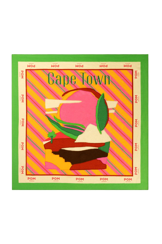 POM Amsterdam Shawls Orange / OS SHAWL - Cape Town