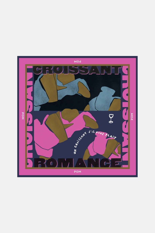 POM Amsterdam Shawls Pink / OS SHAWL - Croissant Romance