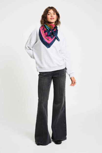 POM Amsterdam Shawls Pink / OS SHAWL - Croissant Romance