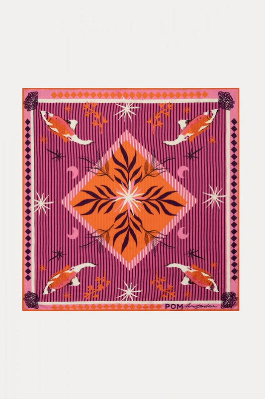 POM Amsterdam Shawls Pink / OS SHAWL - Fantasy Flow