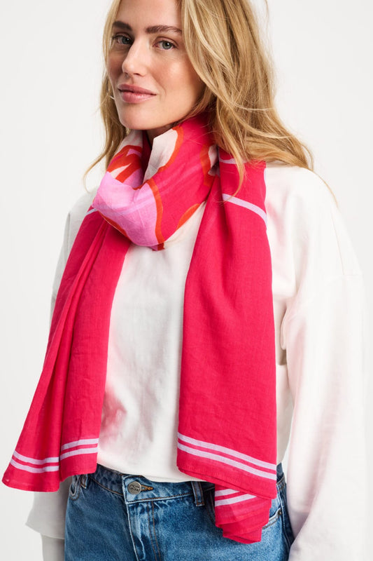 POM Amsterdam Shawls Pink / OS SHAWL - Matchpoint Pink