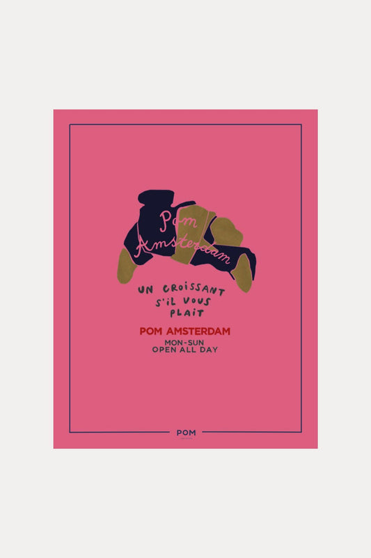 POM Amsterdam Shawls Pink / OS SHAWL - Un Croissant SVP