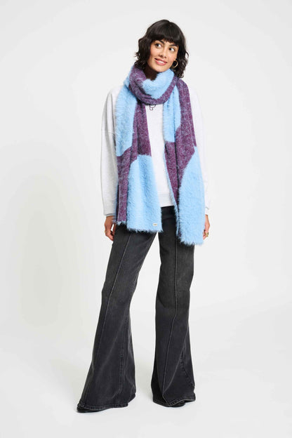 POM Amsterdam Shawls Purple / OS SHAWL - Dots Plum