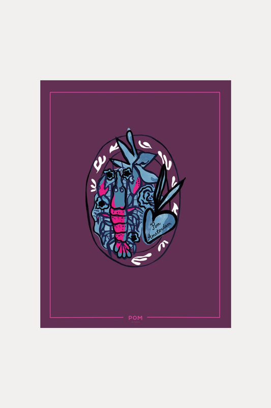 POM Amsterdam Shawls Purple / OS SHAWL - Le Diner