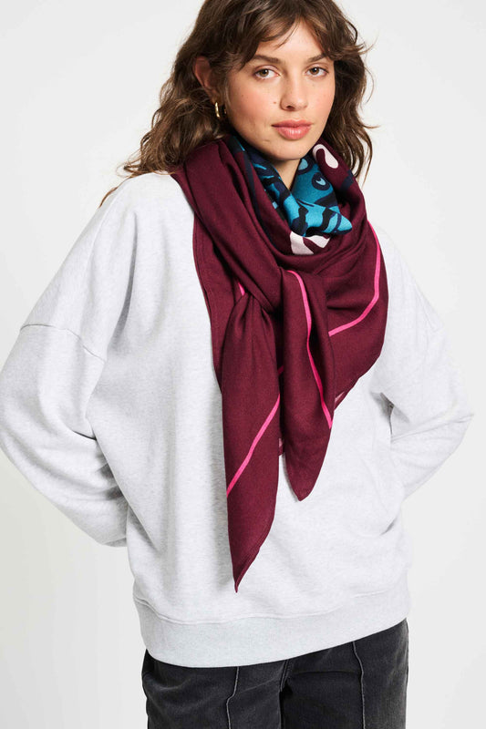 POM Amsterdam Shawls Purple / OS SHAWL - Le Diner
