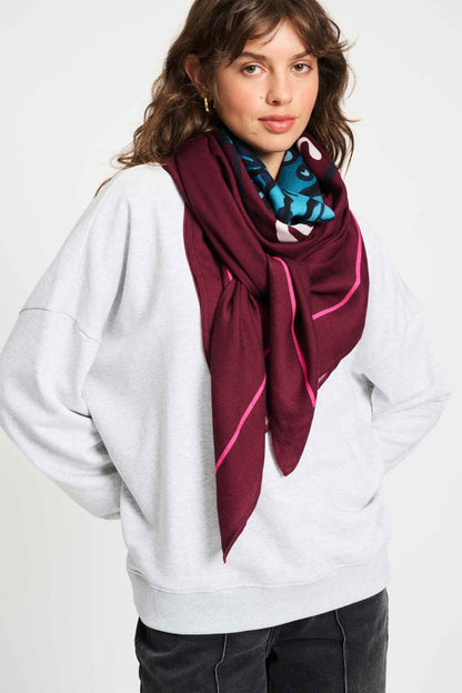 POM Amsterdam Shawls Purple / OS SHAWL - Le Diner