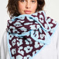 POM Amsterdam Shawls Purple / OS SHAWL - Leopard Plum