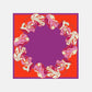 POM Amsterdam Shawls Purple / OS SHAWL - Urban Flora Purple Petite