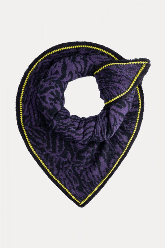 POM Amsterdam Shawls Purple / OS SHAWL - Zebra Lilac