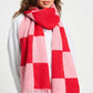 POM Amsterdam Shawls Red / OS SHAWL - Checks