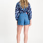 POM Amsterdam Shorts SHORTS - Denim Scallop