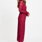 POM Amsterdam Skirts SKIRT - Holly Lace Burgundy Red