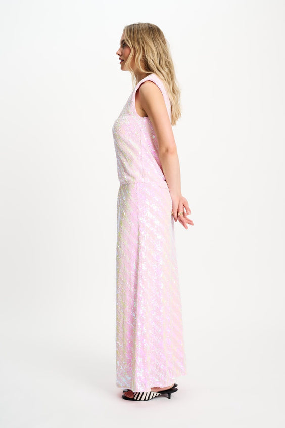 POM Amsterdam Skirts SKIRT - Sequins Shell Pink