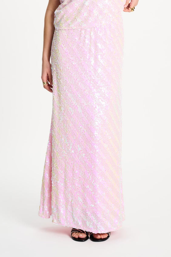 POM Amsterdam Skirts SKIRT - Sequins Shell Pink