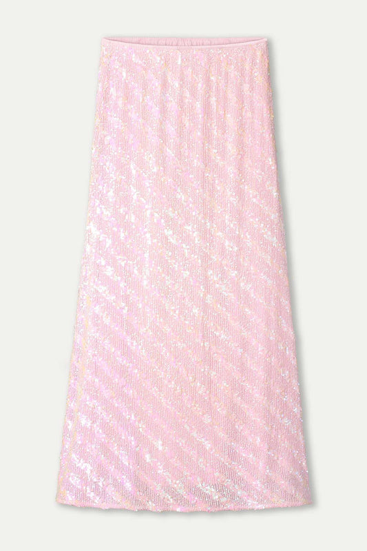 POM Amsterdam Skirts SKIRT - Sequins Shell Pink